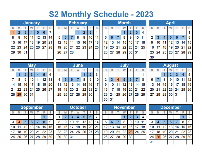 2023-monthly-schedule